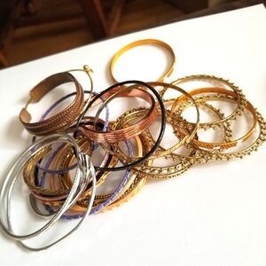 Bracelet lot vintage to now bracelets bangle cuff rescue box jewelry